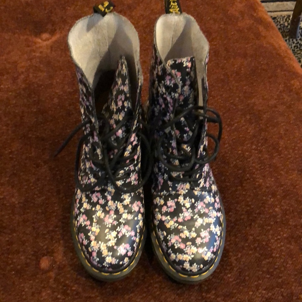 Dr. Marten floral boots